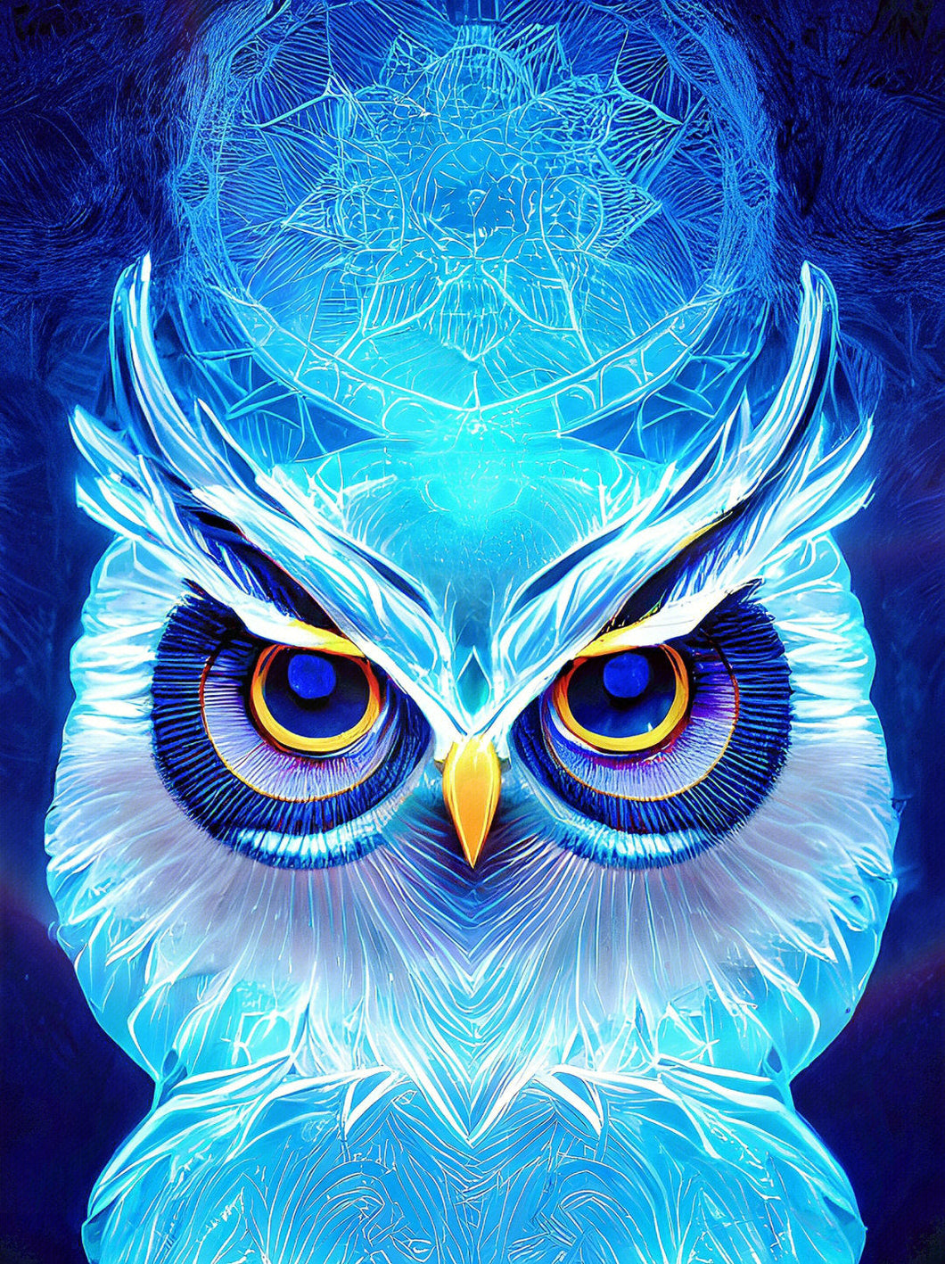 AB Diamond Painting - Full Round - Cool Owl (40*53cm)