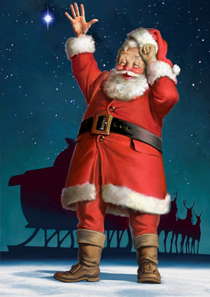 AB Diamond Painting - Full Round - Santa Claus (40*56cm)