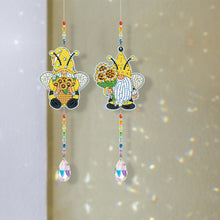 Load image into Gallery viewer, Crystal Light Catcher Diamond Painting Pendant Rainbow Chaser DIY Hanging
