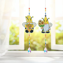 Load image into Gallery viewer, Crystal Light Catcher Diamond Painting Pendant Rainbow Chaser DIY Hanging
