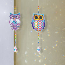 Load image into Gallery viewer, Crystal Light Catcher Diamond Painting Pendant Rainbow Chaser DIY Hanging
