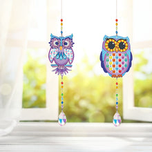 Load image into Gallery viewer, Crystal Light Catcher Diamond Painting Pendant Rainbow Chaser DIY Hanging
