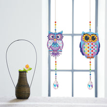 Load image into Gallery viewer, Crystal Light Catcher Diamond Painting Pendant Rainbow Chaser DIY Hanging
