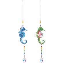 Load image into Gallery viewer, Crystal Light Catcher Diamond Painting Pendant Rainbow Chaser DIY Hanging
