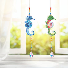Load image into Gallery viewer, Crystal Light Catcher Diamond Painting Pendant Rainbow Chaser DIY Hanging

