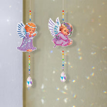 Load image into Gallery viewer, Crystal Light Catcher Diamond Painting Pendant Rainbow Chaser DIY Hanging
