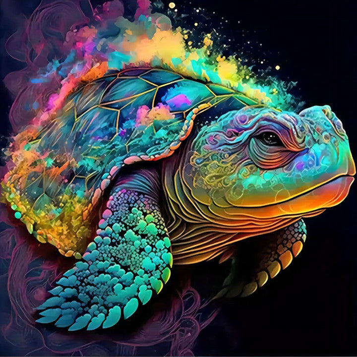 AB Diamond Painting - Full Round - Sea turtle (40*40cm)