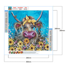 Load image into Gallery viewer, Diamond Painting - Full Round - cows (30*30CM)
