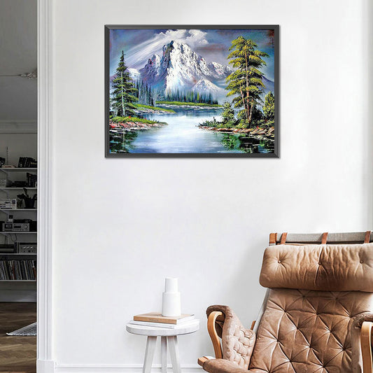 Diamond Painting - Full Round - snow mountain (50*40CM)