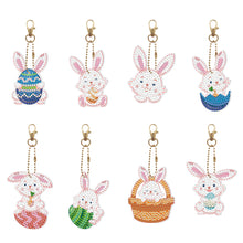 Load image into Gallery viewer, 5D Diamond Painting Keyring Kits DIY Cartoon Animal Keychain Bag Pendant

