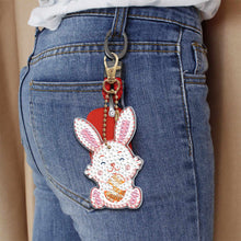 Load image into Gallery viewer, 5D Diamond Painting Keyring Kits DIY Cartoon Animal Keychain Bag Pendant
