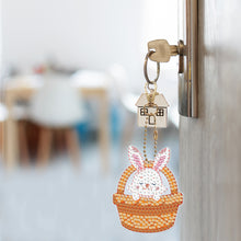 Load image into Gallery viewer, 5D Diamond Painting Keyring Kits DIY Cartoon Animal Keychain Bag Pendant
