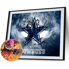 Load image into Gallery viewer, Diamond Painting - Full Round - Dallas Cowboys logo (60*50CM)
