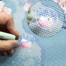 Load image into Gallery viewer, USB Recharge 5D Diamond Painting Embroidery Point Drill Pen Set (Green B)
