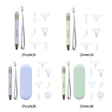 Load image into Gallery viewer, USB Recharge 5D Diamond Painting Embroidery Point Drill Pen Set (Green B)
