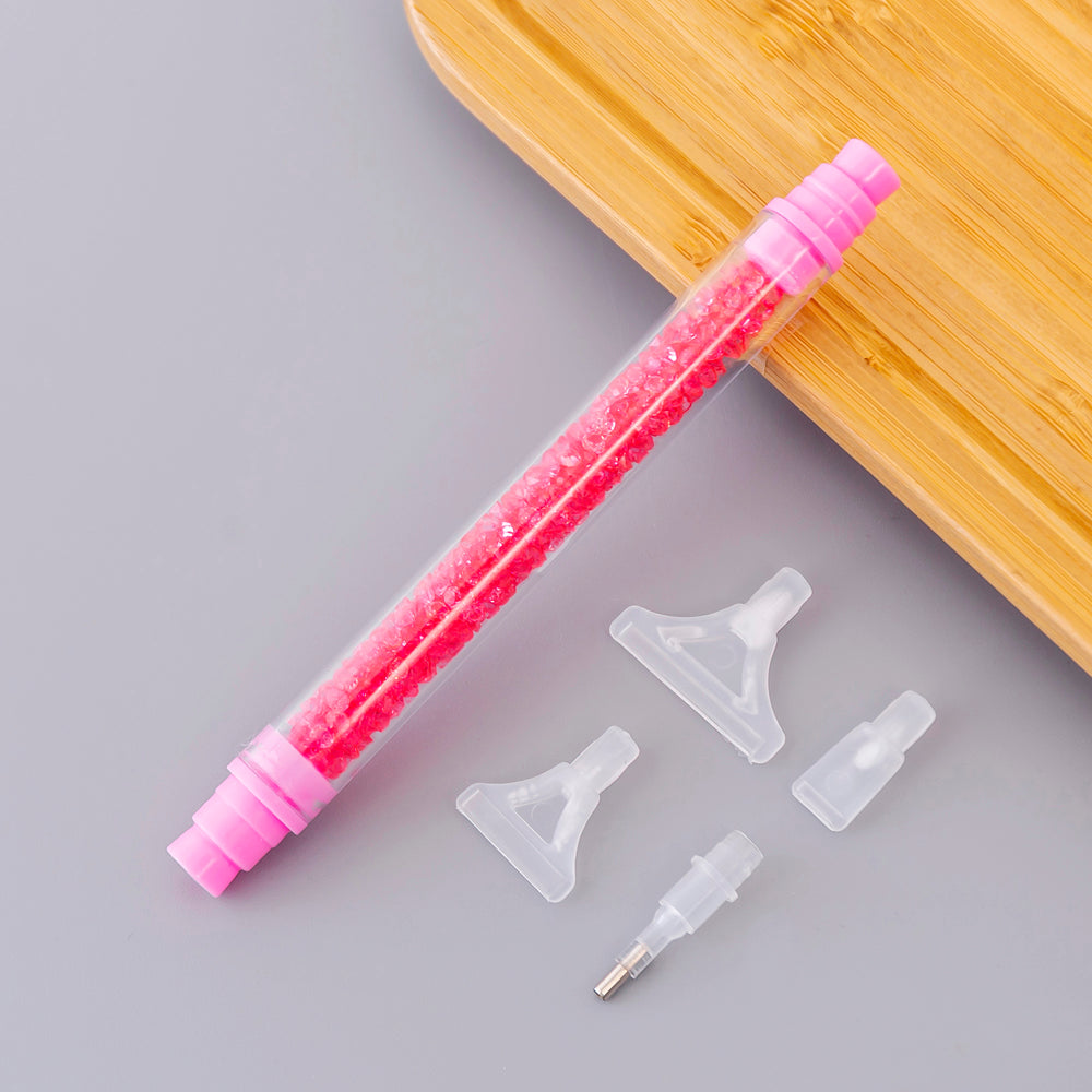Crystal point drill set Point drill pen and diamond painting set pink suit