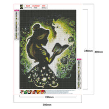 Load image into Gallery viewer, Diamond Painting - Full Square - silhouette princess (30*40CM)
