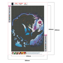 Load image into Gallery viewer, Diamond Painting - Full Square - silhouette beast (30*40CM)
