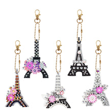 Load image into Gallery viewer, Diamond Painting Keychain DIY Double-sided Special-shaped Drill Key Ring Pendant
