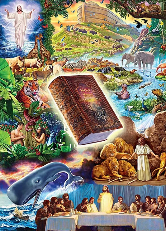 AB Diamond Painting - Full Round - Religious Book (40*55cm)