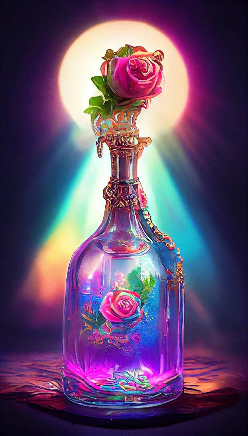 AB Diamond Painting - Full Round - Rose Vase (40*70cm)
