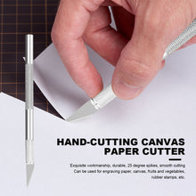 Load image into Gallery viewer, Diamond Painting Tool Knife Hand-Cut Canvas Cutter Carving Knife (Silver)
