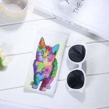 Load image into Gallery viewer, DIY Diamond Painting Glasses Storage Bags Pouches Waterproof (YD015) (Color Cat)
