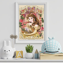 Load image into Gallery viewer, Diamond Painting - Partial Special Shaped - Disney Princess - Belle (30*40CM)
