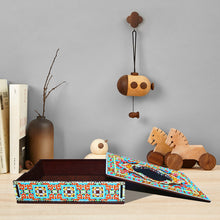 Load image into Gallery viewer, Classic Mandala Style Storage Box Cosmetics Collection with Mirror (MH201)
