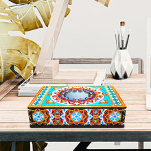 Load image into Gallery viewer, Classic Mandala Style Storage Box Cosmetics Collection with Mirror (MH202)
