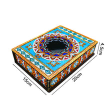 Load image into Gallery viewer, Classic Mandala Style Storage Box Cosmetics Collection with Mirror (MH202)
