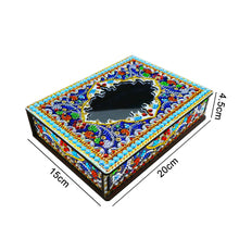 Load image into Gallery viewer, Classic Mandala Style Storage Box Cosmetics Collection with Mirror (MH204)
