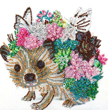 Load image into Gallery viewer, Diamond Painting - Partial Special Shaped - puppy alien (30*30CM)
