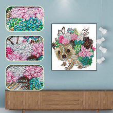 Load image into Gallery viewer, Diamond Painting - Partial Special Shaped - puppy alien (30*30CM)
