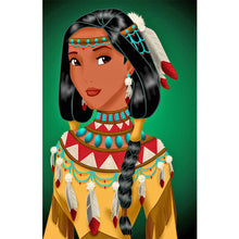 Load image into Gallery viewer, Diamond Painting - Full Round - Princess Pocahontas (30*50CM)
