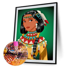 Load image into Gallery viewer, Diamond Painting - Full Round - Princess Pocahontas (30*50CM)
