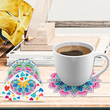Load image into Gallery viewer, DIY Acrylic Diamond Coaster Set Mandala Style (8 Piece Set 1 Rack) (BD101)
