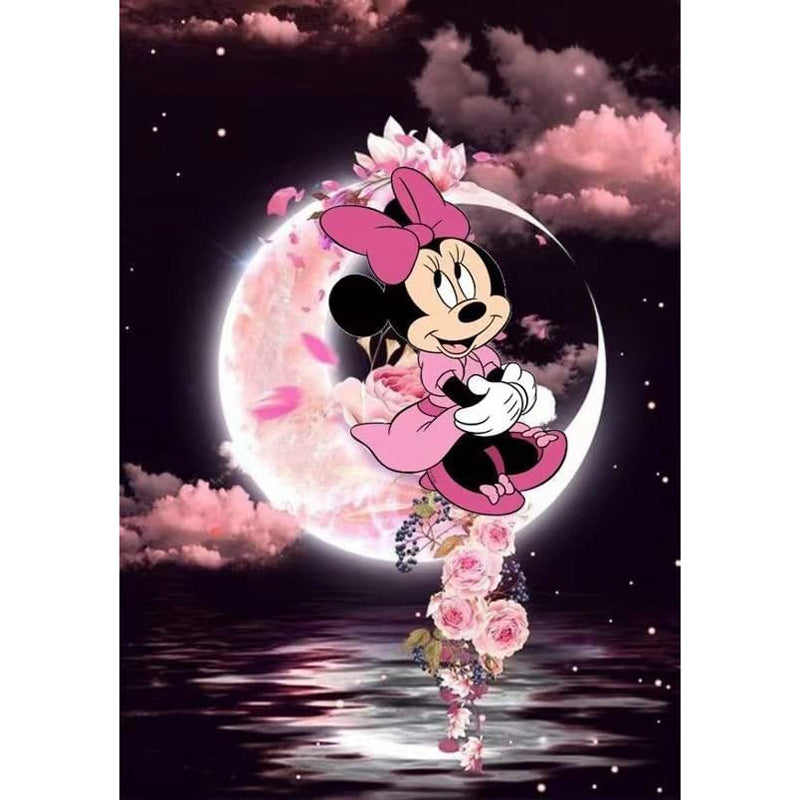 Diamond Painting - Full Round - Disney Moon Minnie Mouse (30*40CM)