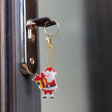 Load image into Gallery viewer, DIY Diamond Painting Keychain 5pcs (Double-Sided Diamond Paste)
