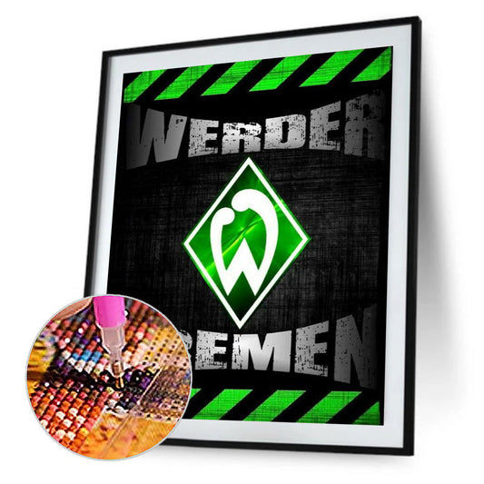 Diamond Painting - Full Round - Werder Bremen football club logo (30*40CM)