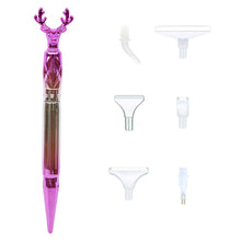 Load image into Gallery viewer, Colorful Diamond Paste Point Drill Pen (Pink Dot Drill Pen 6 Kinds Pen Tips)
