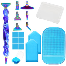 Load image into Gallery viewer, Diamond Painting Metal Point Drill Pen Kits DIY Art Craft (Dark Blue Pen 16pcs)
