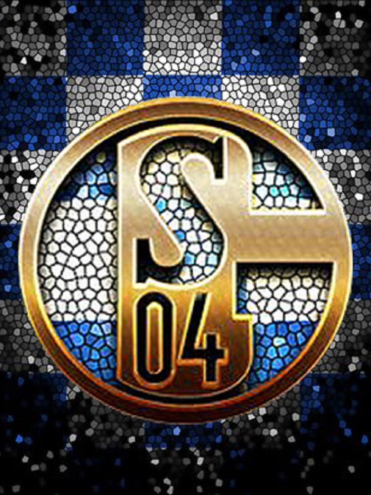 Diamond Painting - Full Round - Schalke 04 football team logo (30*40CM)