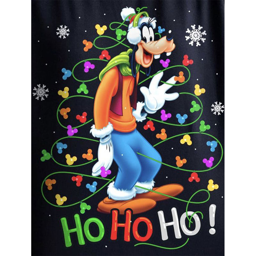 Diamond Painting - Full Round - Christmas Disney Goofy Dog (30*40CM)
