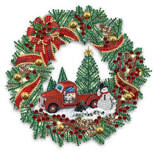 Load image into Gallery viewer, Diamond Painting - Partial Special Shaped - christmas wreath (30*30CM)
