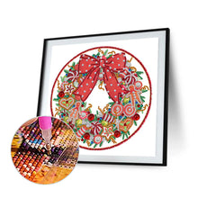 Load image into Gallery viewer, Diamond Painting - Partial Special Shaped - christmas wreath (30*30CM)
