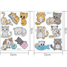 Load image into Gallery viewer, 2pcs Craft Stickers Crafts Art Creative Cute Greeting Card for Childer Toy Gifts
