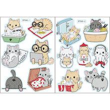 Load image into Gallery viewer, 2pcs Craft Stickers Crafts Art Creative Cute Greeting Card for Childer Toy Gifts
