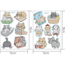 Load image into Gallery viewer, 2pcs Craft Stickers Crafts Art Creative Cute Greeting Card for Childer Toy Gifts
