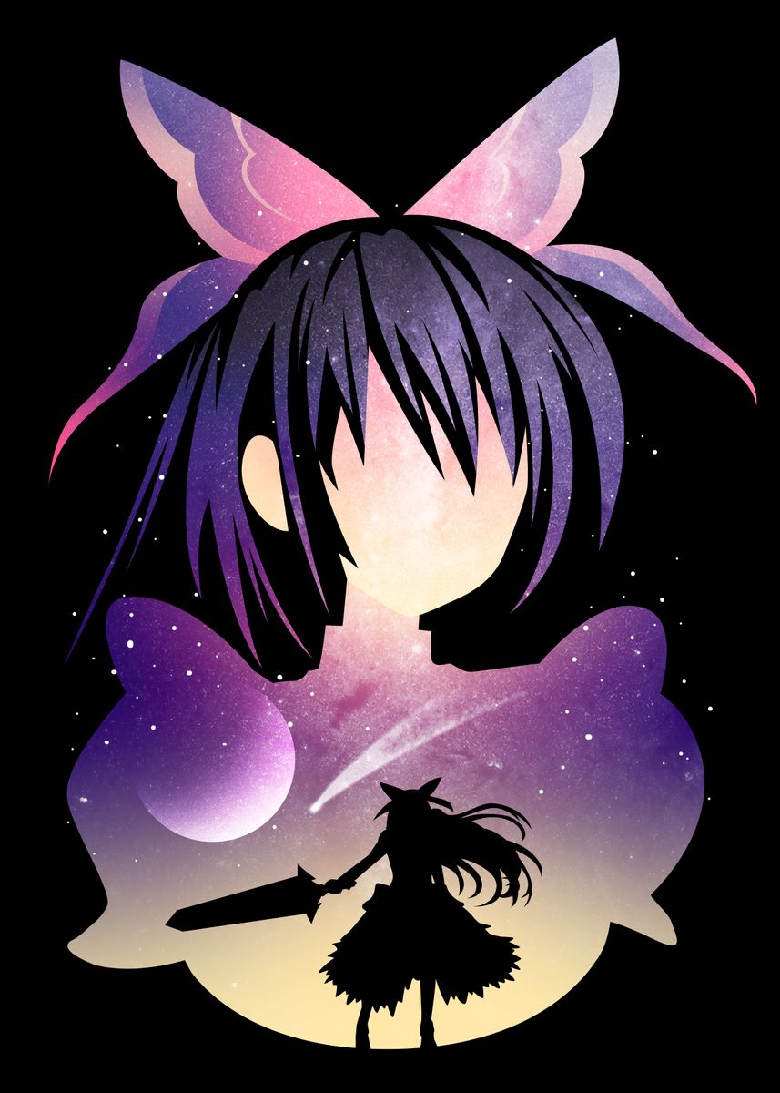 Diamond Painting - Full Round - silhouette - Anime Girl Sailor Moon (30*40CM)